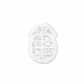 Pineapple pastry mold, white plastic DIY baking tool, cute fruit shaped dough cutter. - Pineapple