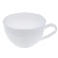 White plastic mixing cup for baking cream color blending and convenient kitchen daily use. - White