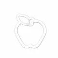 Apple shape baking mold, cute fruit pastry cutter and essential tool for kitchen DIY pastries. - Apple