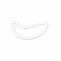 Cute banana shape baking mold cartoon pastry embossing tool for home kitchen cooking - Banana