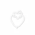 Strawberry shape pastry mold for cute cartoon steamed buns, durable plastic baking tool for home. - Strawberry