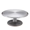 12 inch aluminum cake turntable rotating stand for home and commercial baking decoration - 12-Inch Aluminum Alloy Cake Turntable