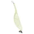Multifunctional kitchen rice washing spoon and strainer tool in light green color item - White