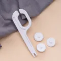 Ensemble d'outils de décoration de gâteau fondant avec roulette de coupe et moules. - Roulette à fondant courbée