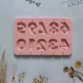 Silicone number mold for DIY chocolate, candy, cake decoration, and handmade craft baking. - 0-9 Number Molds