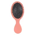 Pink cushion hair brush for daily hair styling, anti-static scalp massage comb for adults kids. - Dusty Pink