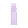 PE Kunststoff Ansatzkamm Flasche 160ml Haarfärbe Applikator Flasche für Heimgebrauch Salon. - Lila
