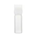 Plastik Haarfärbeapplikator Flasche mit Wurzelkamm Bürste und klaren Skalen für den Salongebrauch. - Weiß