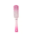 Spazzola per capelli ventilata sfumata rosa per donne, pettine da massaggio districante per capelli. - Rosso Sfumato
