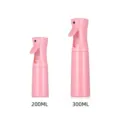 Flacon pulvérisateur continu haute pression en plastique pour coiffure eau 200ml 300ml rose - 200ml / 200ml Flacon rose avec bouchon rose