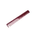 Professional hair cutting comb, burgundy double-sided styling comb with hole design for salon use - L155 Haircut Comb / Burgundy