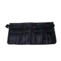 Professional hairdressing tool waist bag black multi-pocket scissor storage organizer - Black