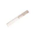 Professional barber hair cutting comb plastic styling tool dual sided salon hair variant - L155 Haircut Comb / White