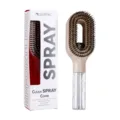 Βούρτσα μαλλιών spray με δοχείο νερού, αντιστατική χτένα ξεμπερδέματος για καθημερινό styling. - Χακί (με γούνα)