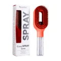 Βούρτσα μαλλιών spray StyraHair με εργονομική λαβή νερού για εύκολο styling και αντιστατική φροντίδα. - Πορτοκαλί (με γούνα)