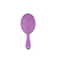 Purple star hollow vent hairbrush for women long hair styling, lightweight daily hair care tool. - Purple