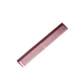 Professional hair cutting comb double sided plastic barber comb salon hair styling tool - L212 Haircut Comb / Burgundy
