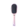 Spazzola per capelli massaggiante con cuscino sfumato macaron e spilli in nylon - Viola sfumato ovale