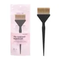 Cepillo profesional para teñir el cabello con cola puntiaguda y bolsa rosa para una coloración precisa. - Rosa Envasado / Negro Clásico