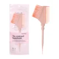 Professioneller rosa Haarfärbepinsel mit beidseitigem Kamm und Borsten für den Salongebrauch. - Rosa im Beutel / Festes Grau-Rosa