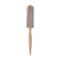 Wooden round hairbrush for styling curly hair, professional wooden roller hair tool. - G097 / M