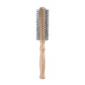 Professional wooden round hair brush for curling, daily styling and volumizing hair securely. - G106 / L