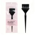 Cepillo de tinte de pelo negro profesional con cola puntiaguda y bolsa de embalaje. - Rosa Envasado / Negro