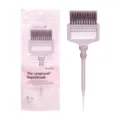 Professionelle lila 2-in-1 Haarfärbebürste mit Kamm, klappbares Friseur-Stylingwerkzeug. - Rosa Verpakt / Transparentes Braun-Violett