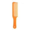 Professional Orange Plastic Barber Hair Comb Anti-Static Flat Top Hair Styling Tool for Salon - Orange