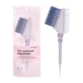 Paarse glans haarkleurkwast met staartkam en dubbele kant, professionele haarstyling tool. - Roze in zak / Transparant Zacht Blauw met Glitters