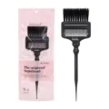 Professioneller Haarfärbepinsel mit spitzem Stiel und Kamm, multifunktionales Friseurwerkzeug. - Rosa Verpakt / Klassisches Schwarz - Solid (Mit Logo)