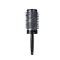 Thermal aluminum round hair brush for professional styling and curling, black nylon bristles. - Silver No. 08 - Large