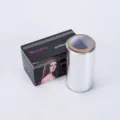 Professional hair salon aluminum foil roll with brand packaging box for highlighting and styling. - 24m*10cm Black Small Tin Foil