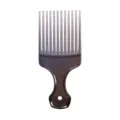 Dunkler, halbdurchsichtiger grobzahniger Haarkamm, professionelles Styling-Tool fur Salons. - Grau