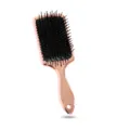 Spazzola per capelli piatta oro rosa con cuscino nero per districare facilmente i capelli. - Oro rosa