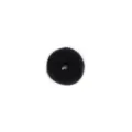 Accessoire chignon noir, anneau donut en nylon pour coiffure élégante et facile. - M / Noir