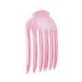 Clip per radici di capelli rosa effetto marmo, accessorio per styling leggero e pratico ogni giorno. - Stile Sfumato (25.YT146) / Taglia L / Rosa