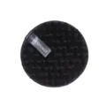 Black round makeup removal cleansing puff for daily face cleaning and beauty care tools SKU. - Black