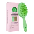 Green hair massage brush with pink gift box, professional scalp shampoo comb for daily care. - Green Double-Sided Shampoo Brush