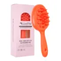 Orange shampoo massage hair brush with pink gift box packaging for daily hair care and scalp. - Orange Double-Sided Shampoo Brush