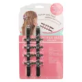 Waterfall hair braiding tool kit for easy styling, practical hair accessory for daily use. - Black