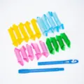 DIY spiral hair curlers magic hair rollers styling kit with hooks for beautiful curls. - OPP Packaging 9 Long 9 Short