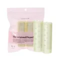 Self-grip hair rollers with aluminum core for volume bangs and wavy hairstyles pack of 4. - Yellow Set of 2 (Pink Bagged) / Pink Packaged / Yellow
