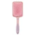 Grande spazzola per capelli con cuscino d'aria e perni da massaggio in nylon per una cura liscia. - Rosa