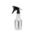 Transparante plastic spuitfles voor kapsalon, grote capaciteit watervernevelaar met patroon. - Schaarmotief / Gemiddeld 380ml / Transparant