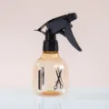 Transparante Plastic Haar Spray Fles Kapper Water Verstuiver Salon Styling Tool - Schaarmotief / Klein 250ml / Oranje