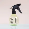 Flacone spray da parrucchiere verde chiaro trasparente in plastica con motivo di forbici. - Motivo a Forbici / Piccolo 250ml / Verde