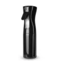 Flacone spray per capelli nero continuo, spruzzatore a nebulizzazione fine per salone. - Vestibilità regolare / Confezione / Nero