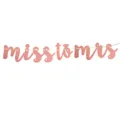 Roségold glitzer brautparty banner miss to mrs hängende deko girlande dekoration - Roségold MISS TO MRS