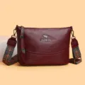 2025 nuova borsa a secchiello elegante da donna borsa a mano moda borsa a tracolla - Rosso
